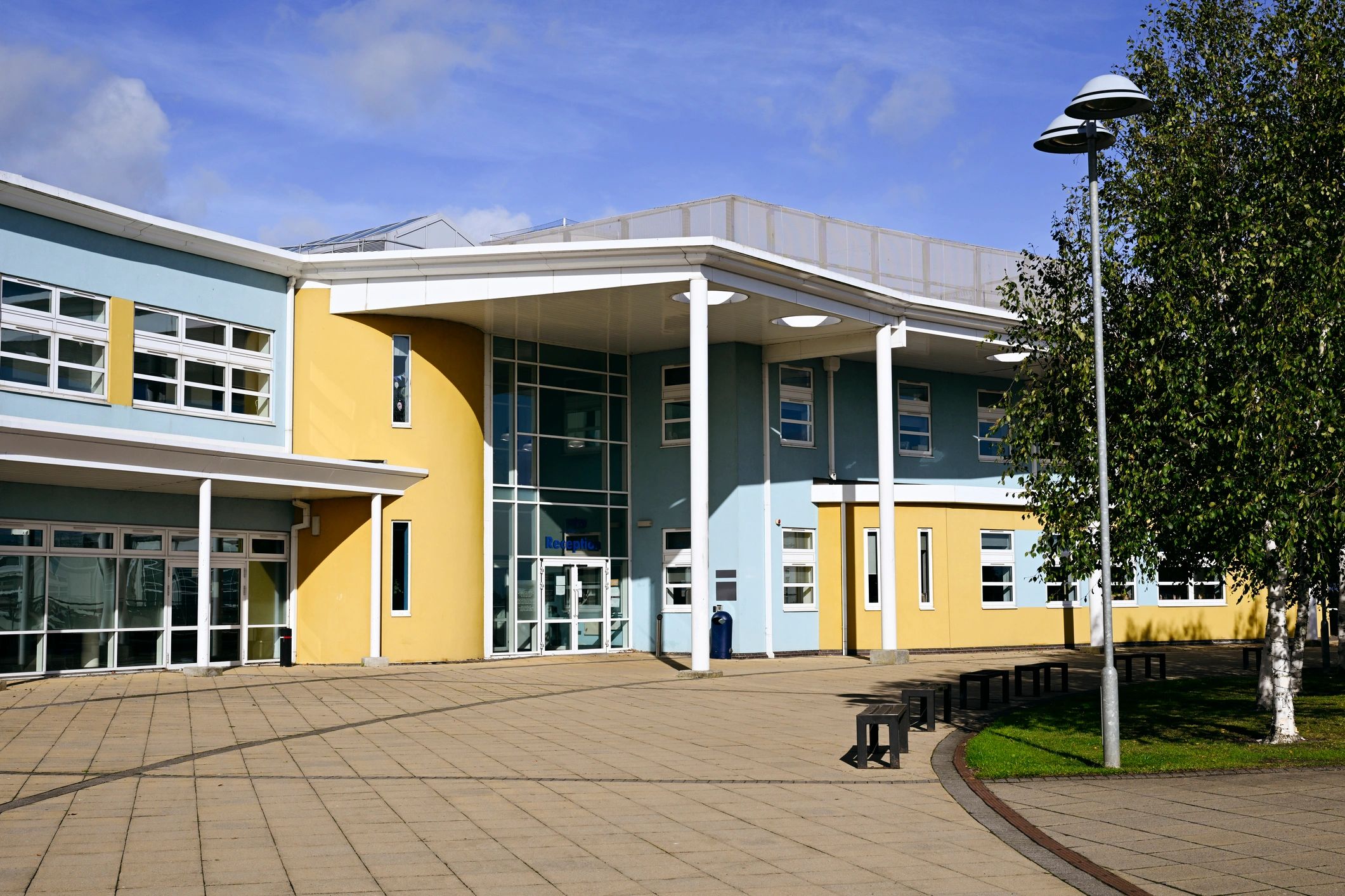 Building exterior on a sunny day